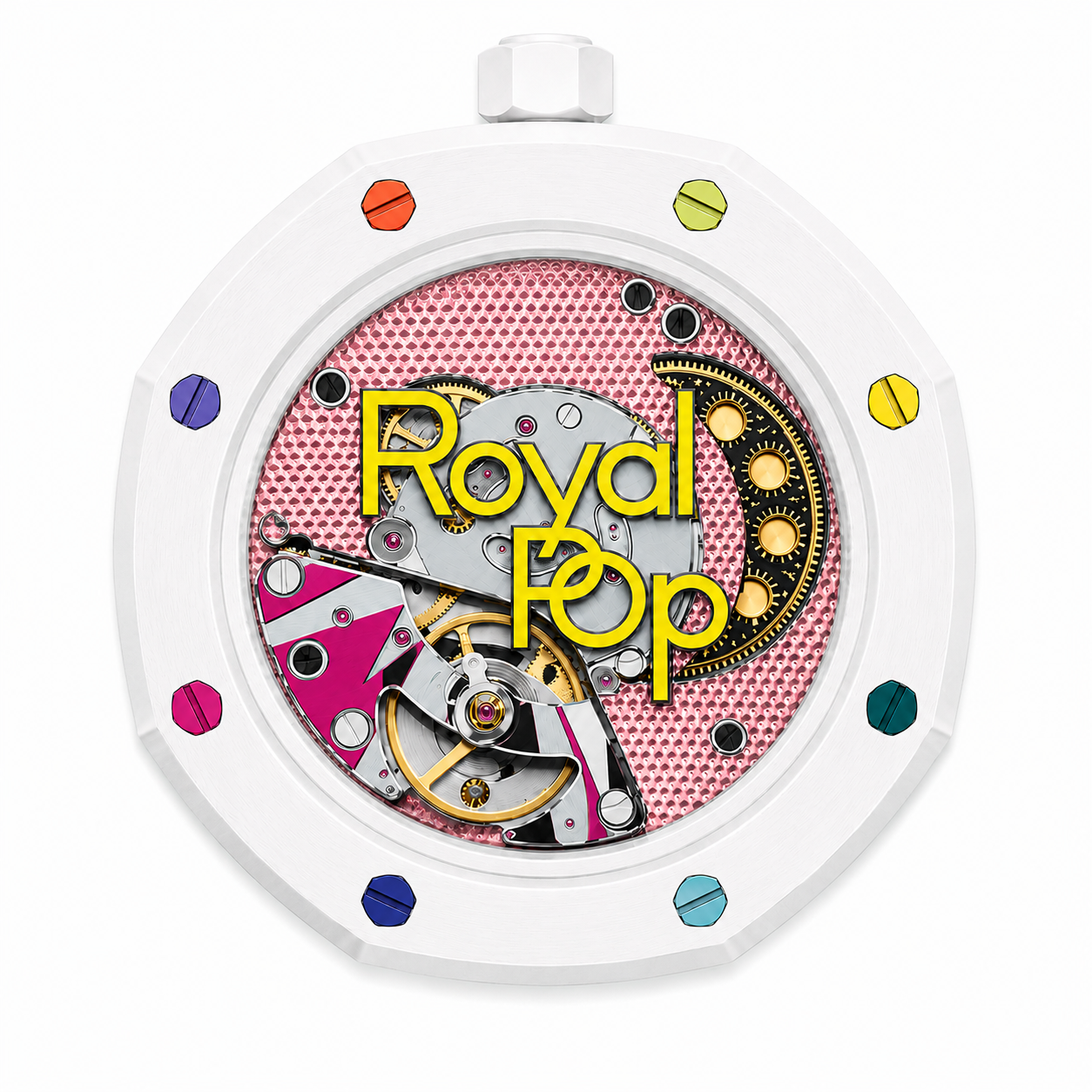 White Edition watch back